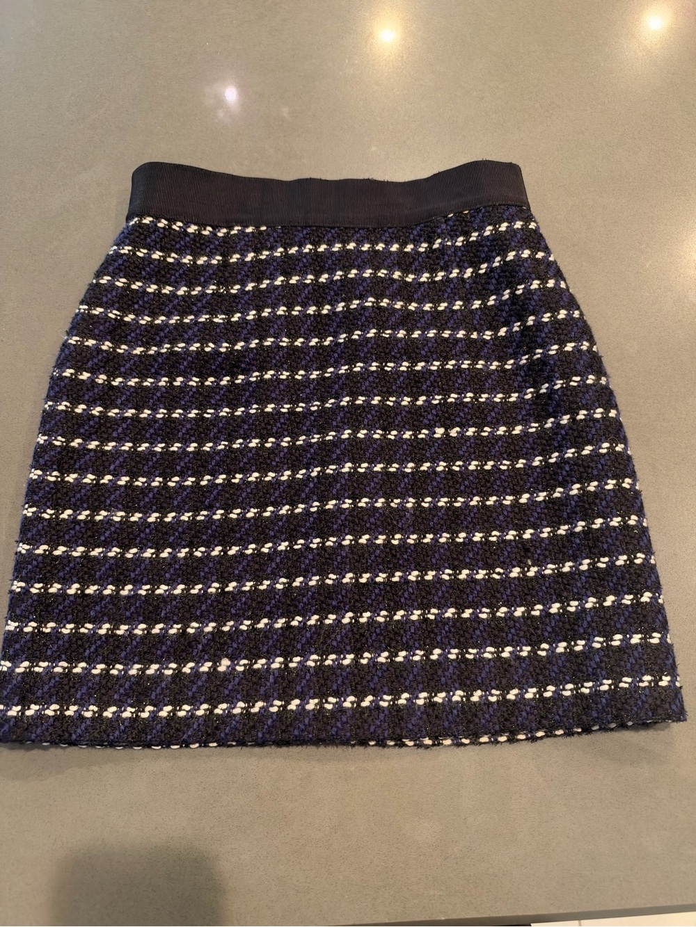 MILLY tweed mini skirt